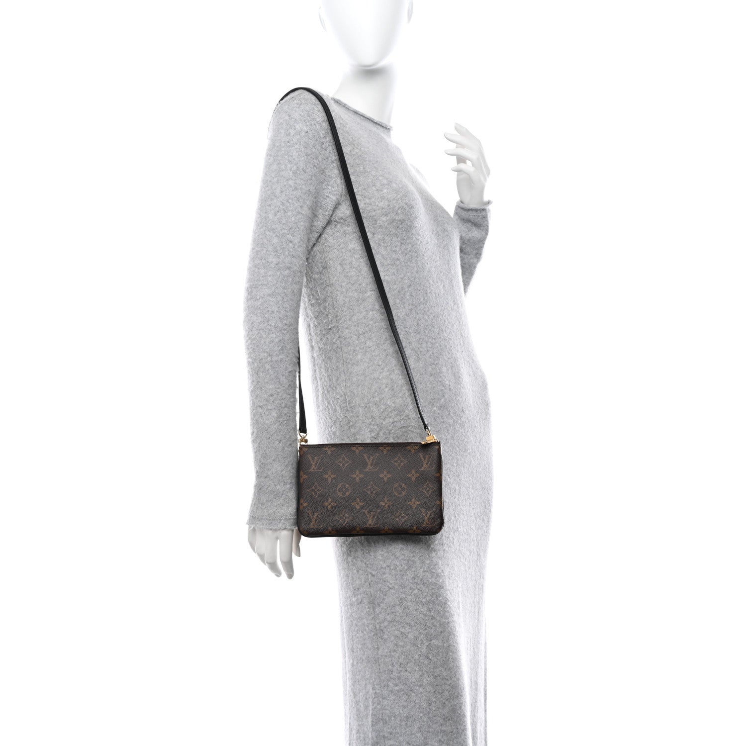 Louis Vuitton Reverse Monogram Giant Double Zip Pochette 2 of 12