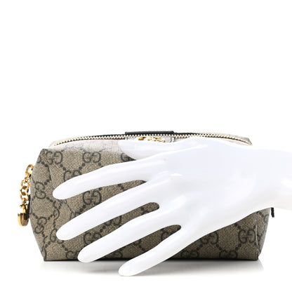 Gucci Soft GG Supreme Monogram Calfskin Medium Ophidia Cosmetic Case Beige Ebony New Acero 2 of 9