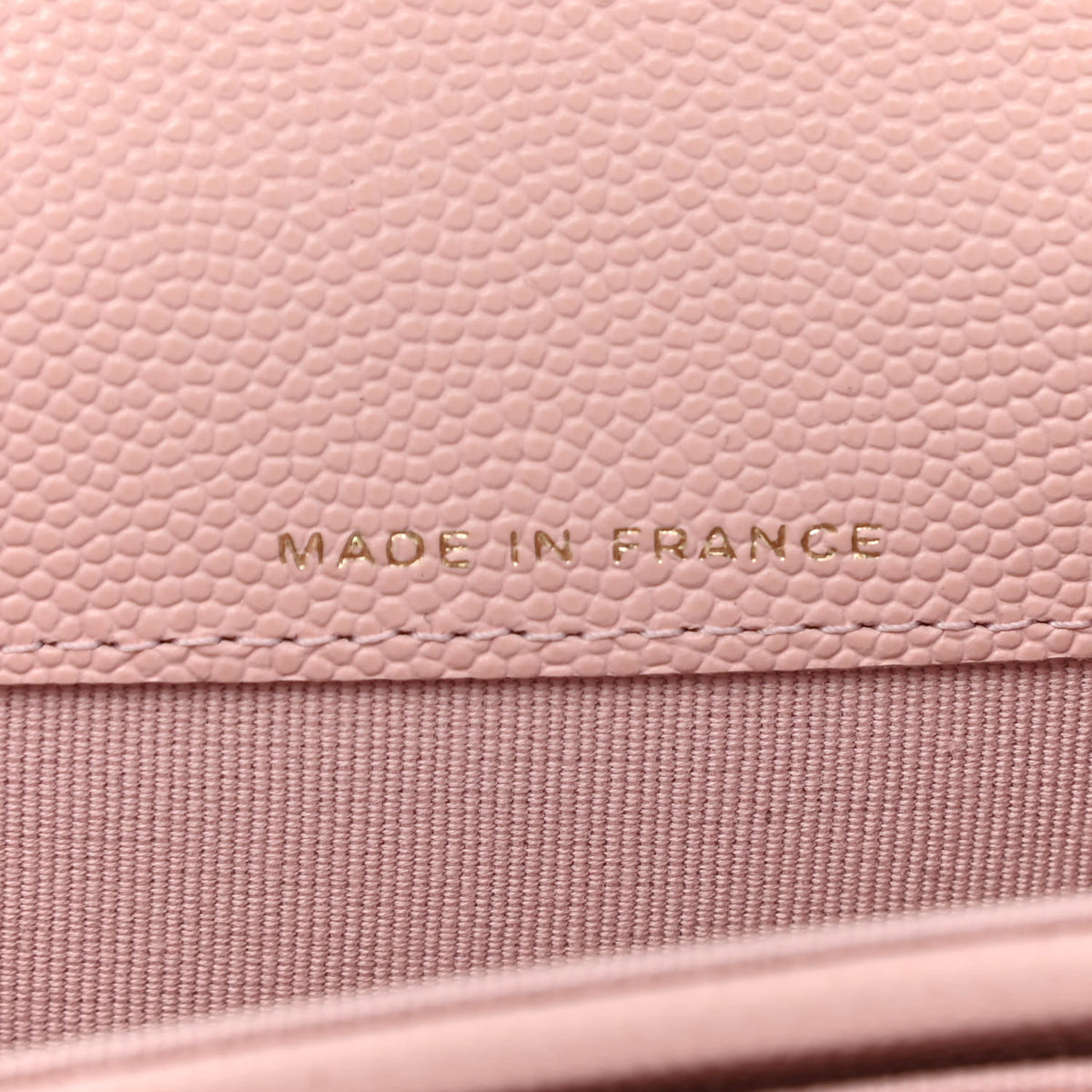Chanel Caviar Quilted Flap Card Holder Wallet Light Pink 7 of 9