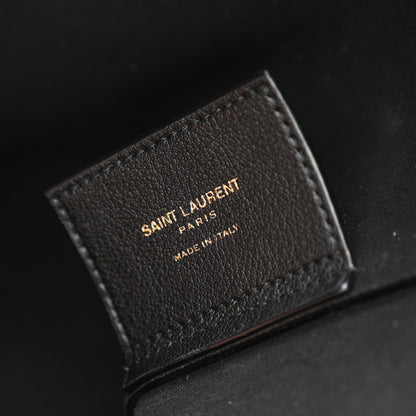 Saint Laurent Calfskin Large Shopping Tote Black 7 of 11
