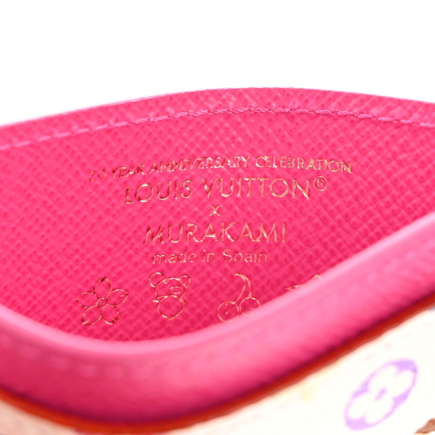 LV X TM Monogram Multicolor Card Holder Kawaii Pink