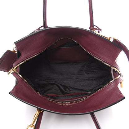 Prada Vitello Daino Tote Granato 4 of 14