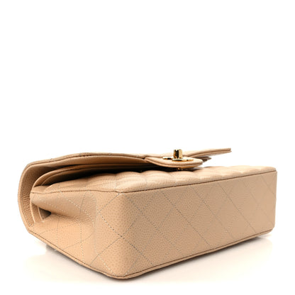 Chanel Caviar Quilted Small Double Flap Beige 4 of 12