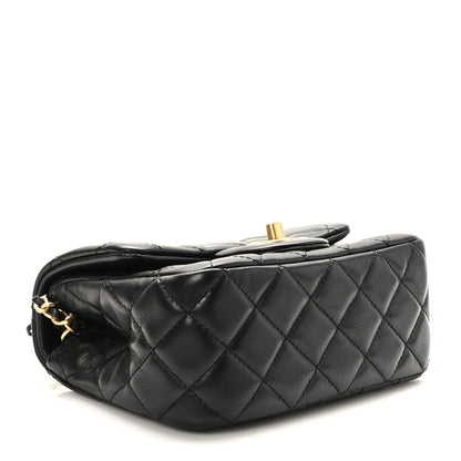 Chanel Lambskin Quilted Mini Pearl Crush Flap Black 4 of 10