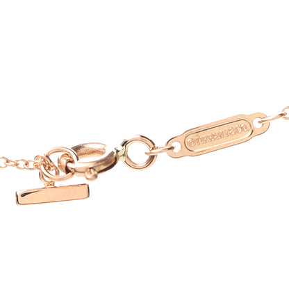 Tiffany 18K Rose Gold Large T Smile Pendant Necklace 5 of 6