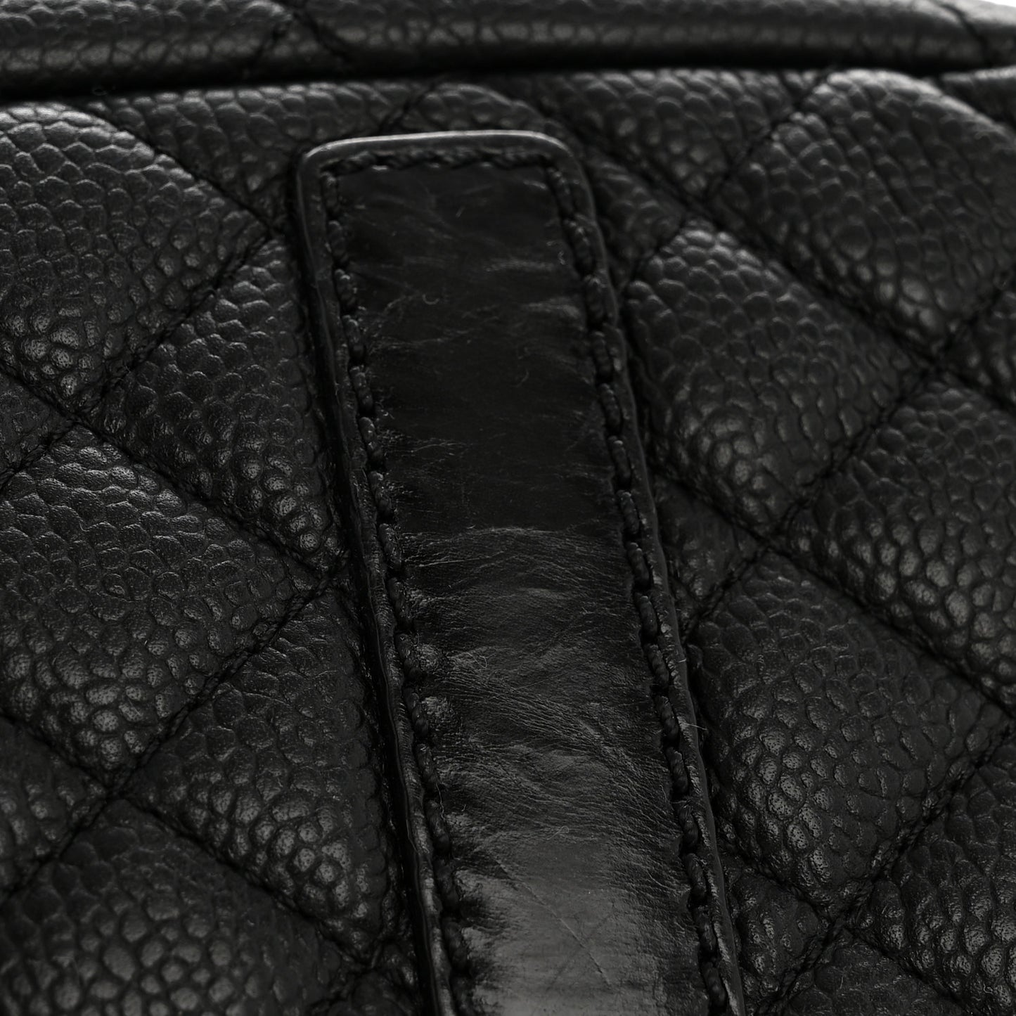 Caviar Quilted Coco Casual Flap Black