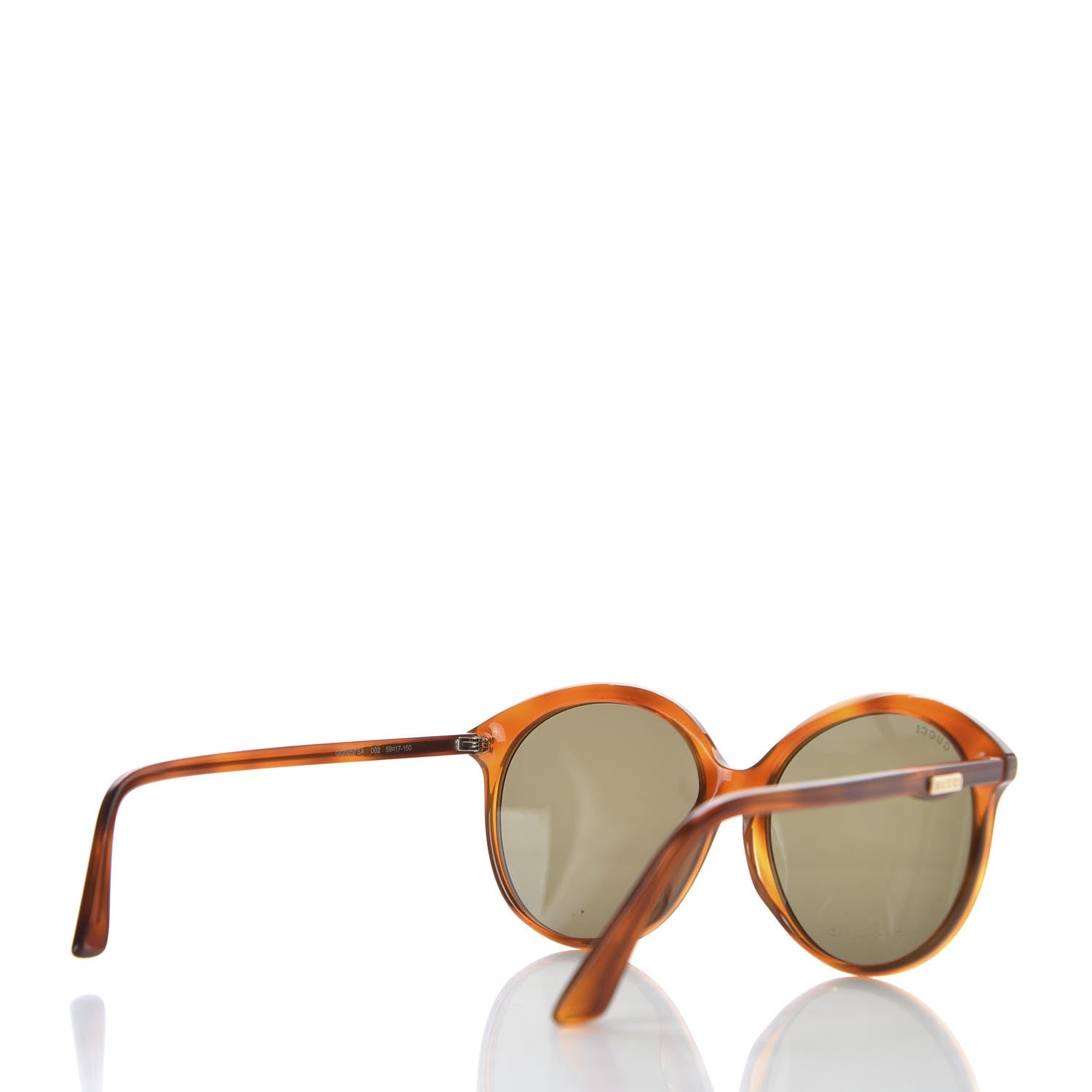 Gucci Acetate GG Sunglasses GG0257S Havana 4 of 8