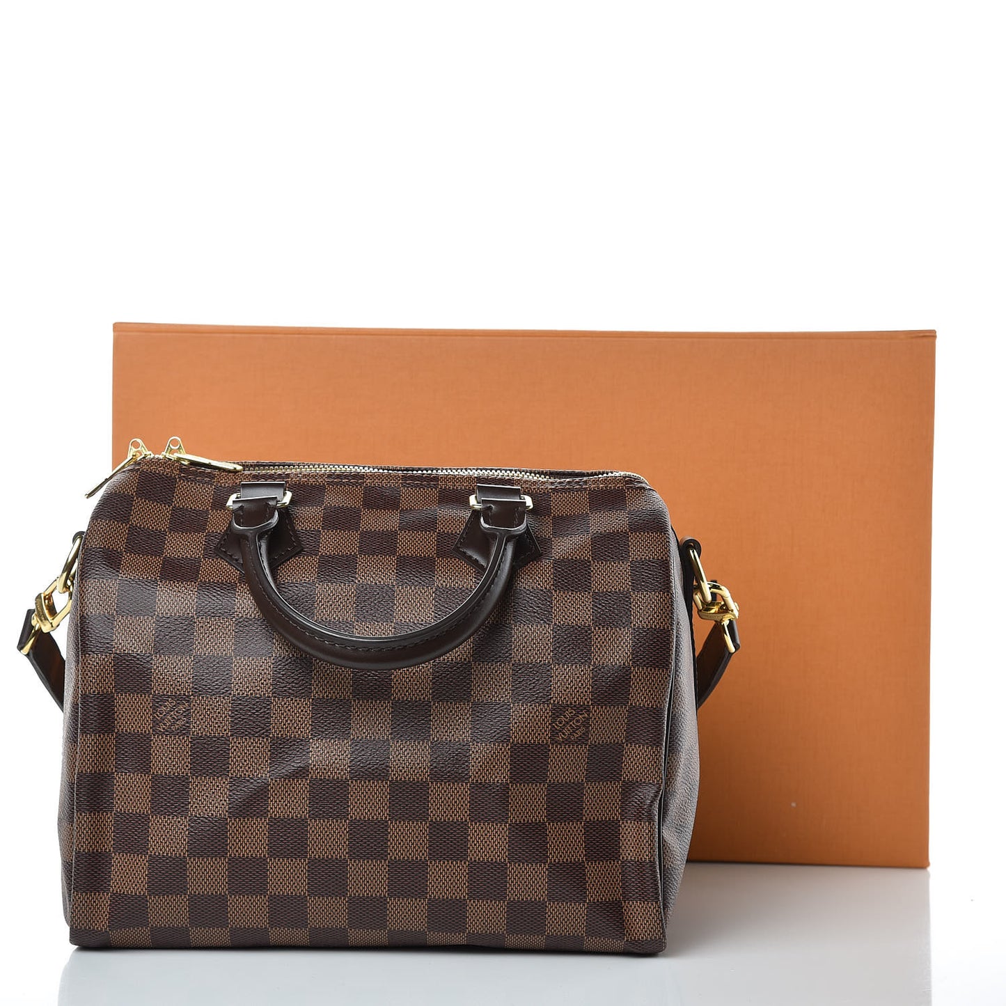 Damier Ebene Speedy Bandouliere 25