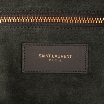 Saint Laurent Calfskin Classic Duffle 12 Fog 6 of 7