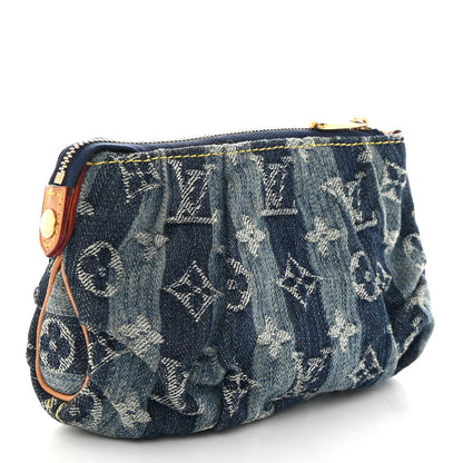 Louis Vuitton Denim Raye Trousse Cosmetic Pouch 3 of 11