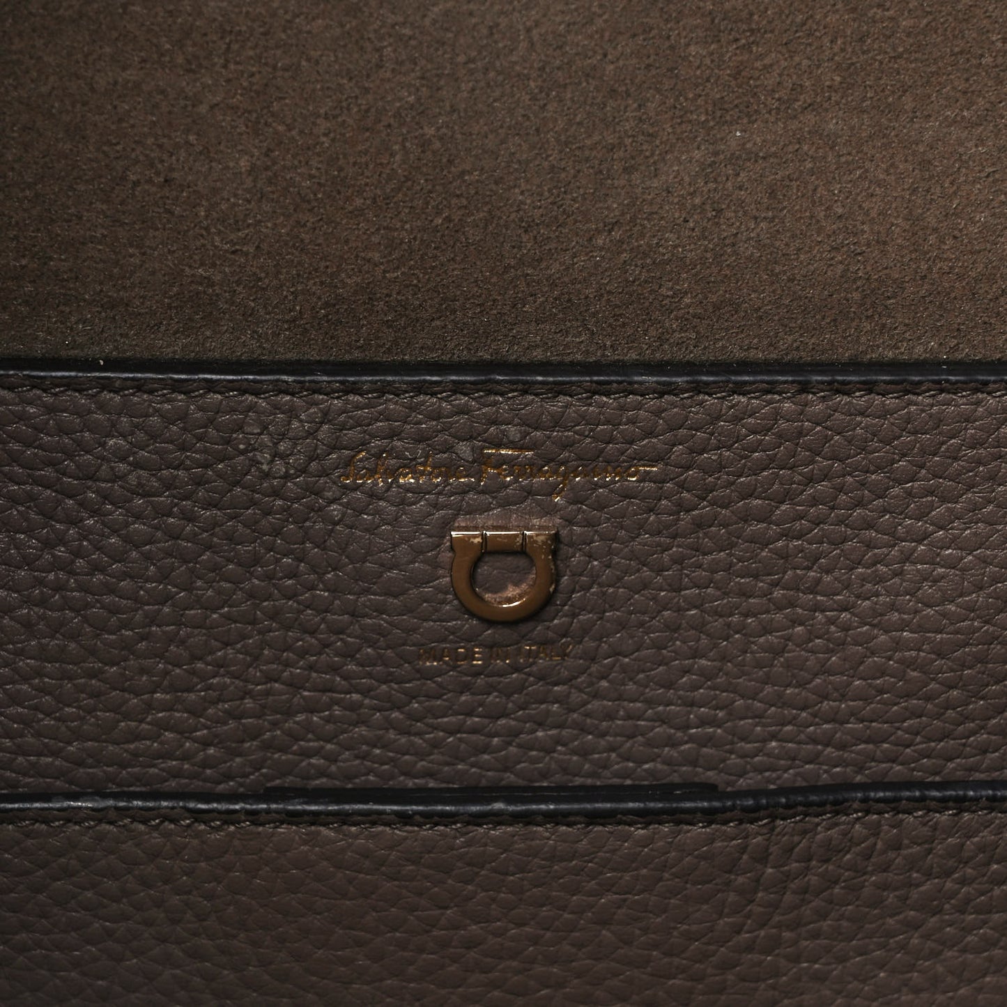 Calfskin Reverse Hobo Gray