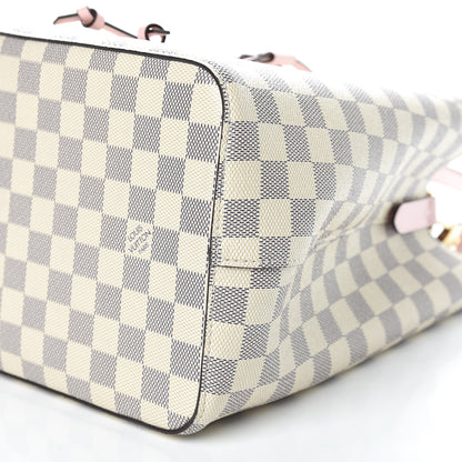 Louis Vuitton Damier Azur Neonoe MM Eau De Rose 7 of 8