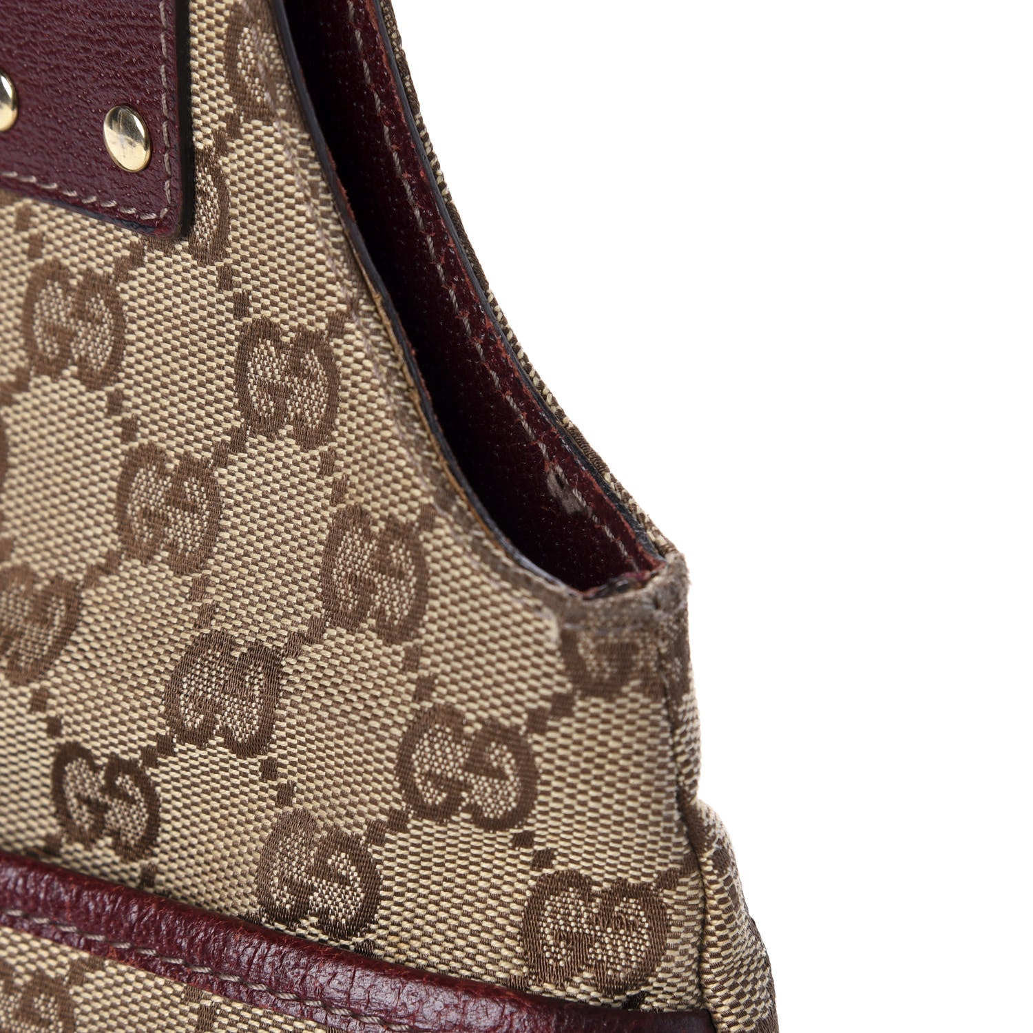 Gucci Monogram Shoulder Bag Red 9 of 13
