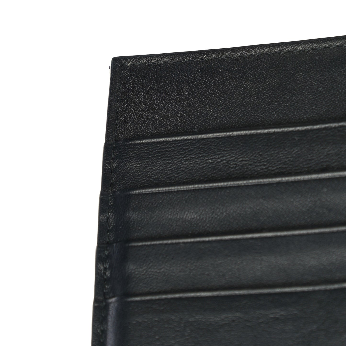 Oblique Bi-Fold Card Holder Blue
