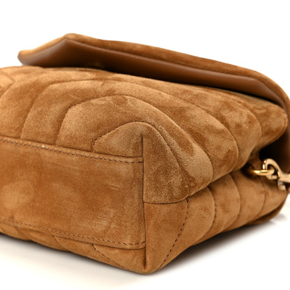 Saint Laurent Suede Toy Loulou Shoulder Bag Cinnamon 11 of 11