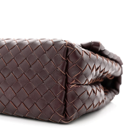 Bottega Veneta Nappa Intrecciato Baby Olimpia Shoulder Bag Dark Barolo 11 of 14