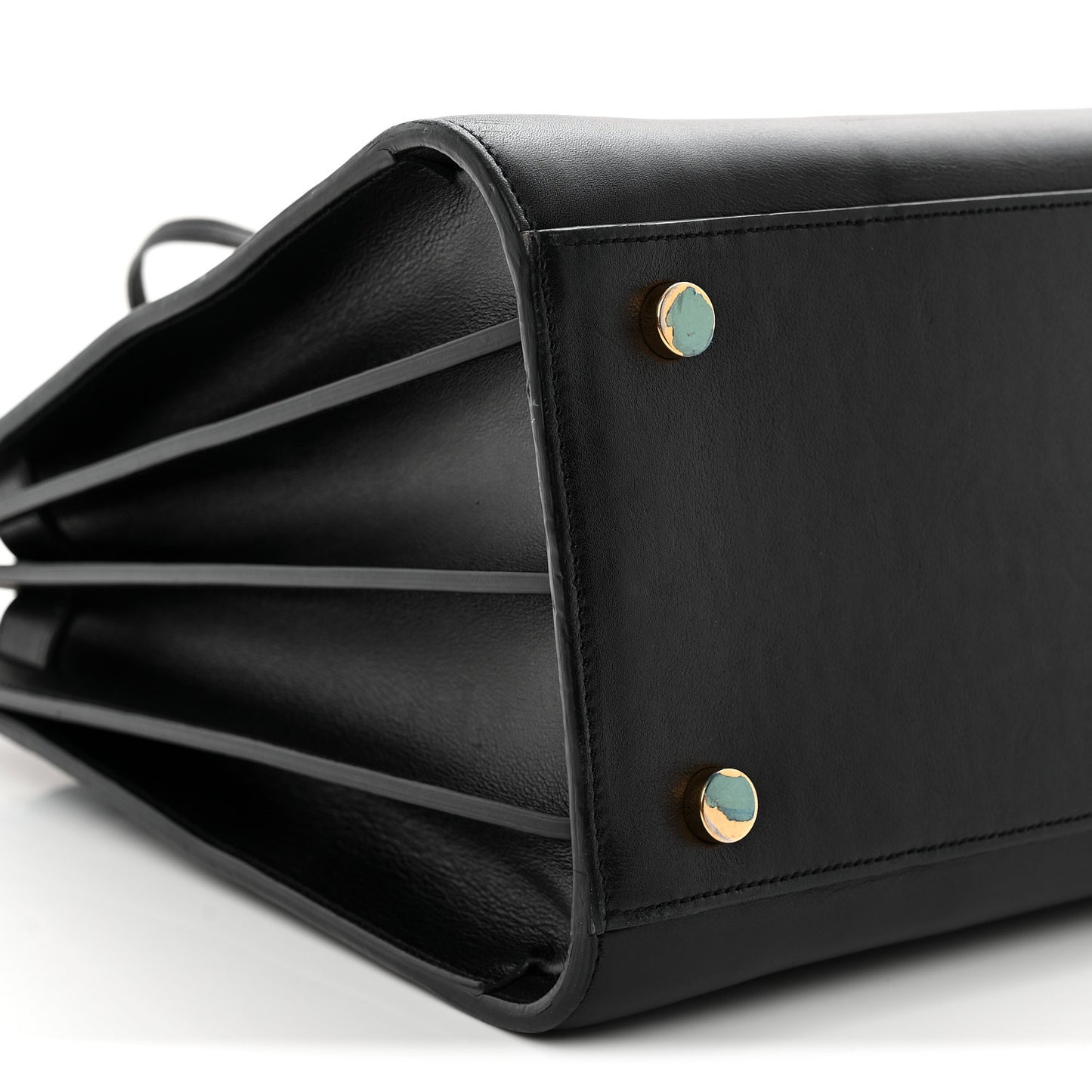 Calfskin Small Sac De Jour Black