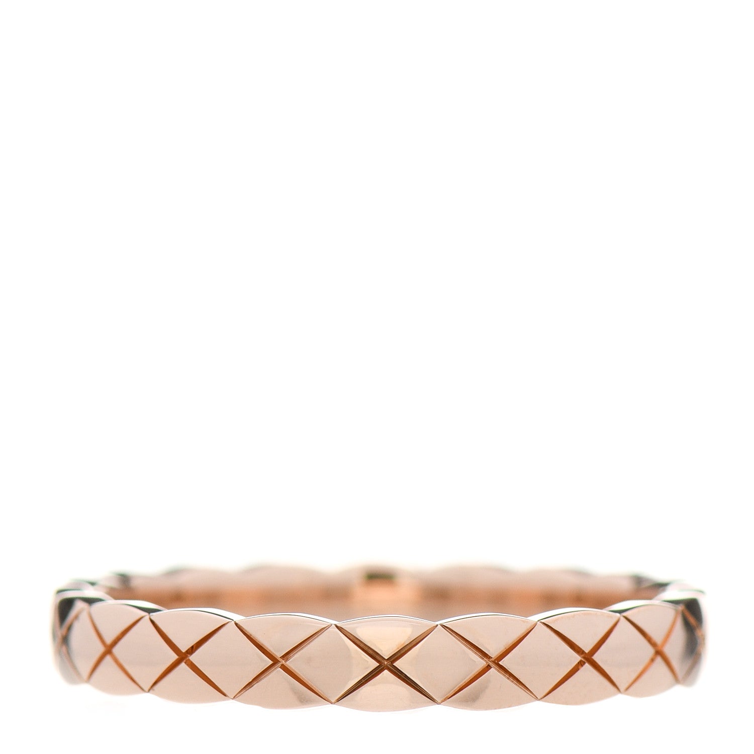 Chanel 18K Beige Gold Mini Coco Crush Ring 60 9 2 of 5