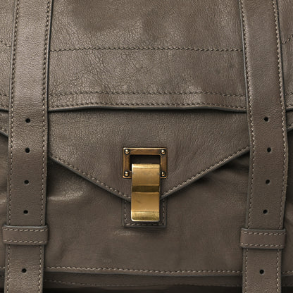Proenza Schouler Lambskin Large PS1 Satchel Smoke 7 of 11