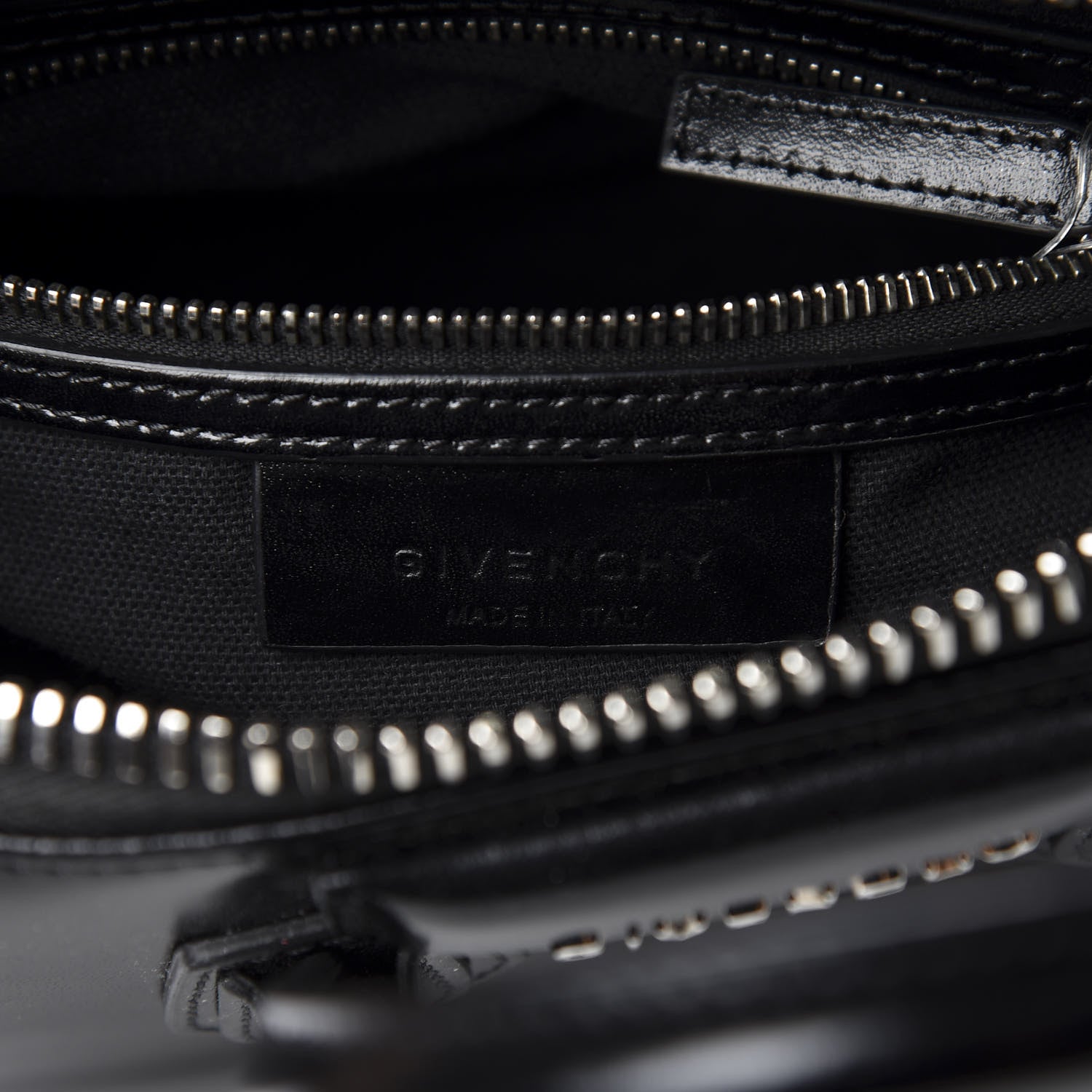 Givenchy Shiny Lord Calfskin Mini Antigona Black 5 of 9