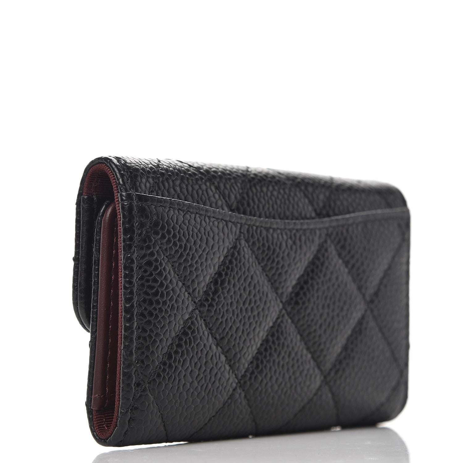 Chanel Caviar Quilted 6 Key Holder Black 3 of 8