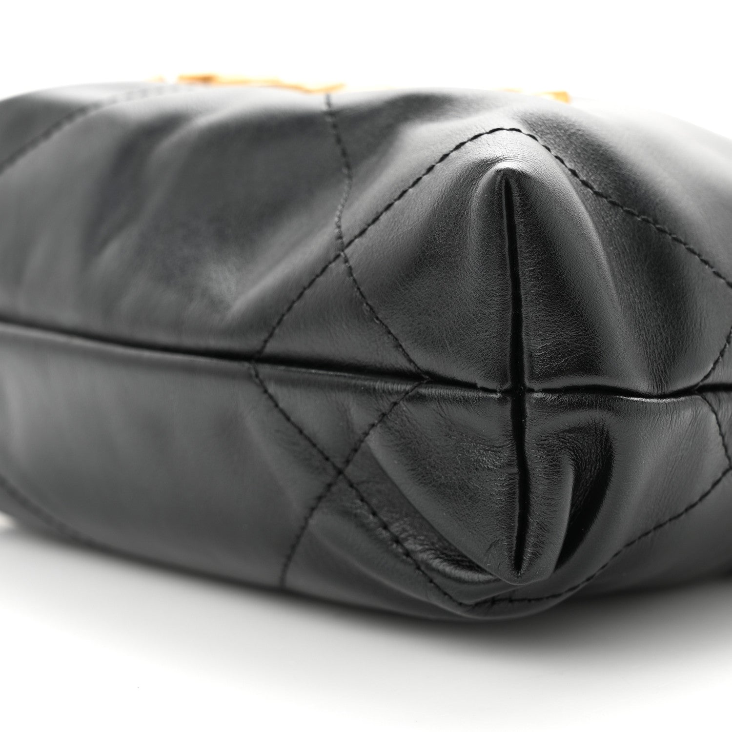 Chanel Shiny Calfskin Quilted Mini Chanel 22 Black 10 of 11