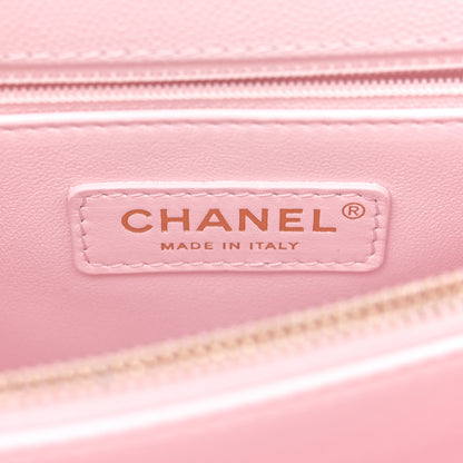 Chanel Caviar Quilted Small Coco Handle Flap Light Pink 6 of 12