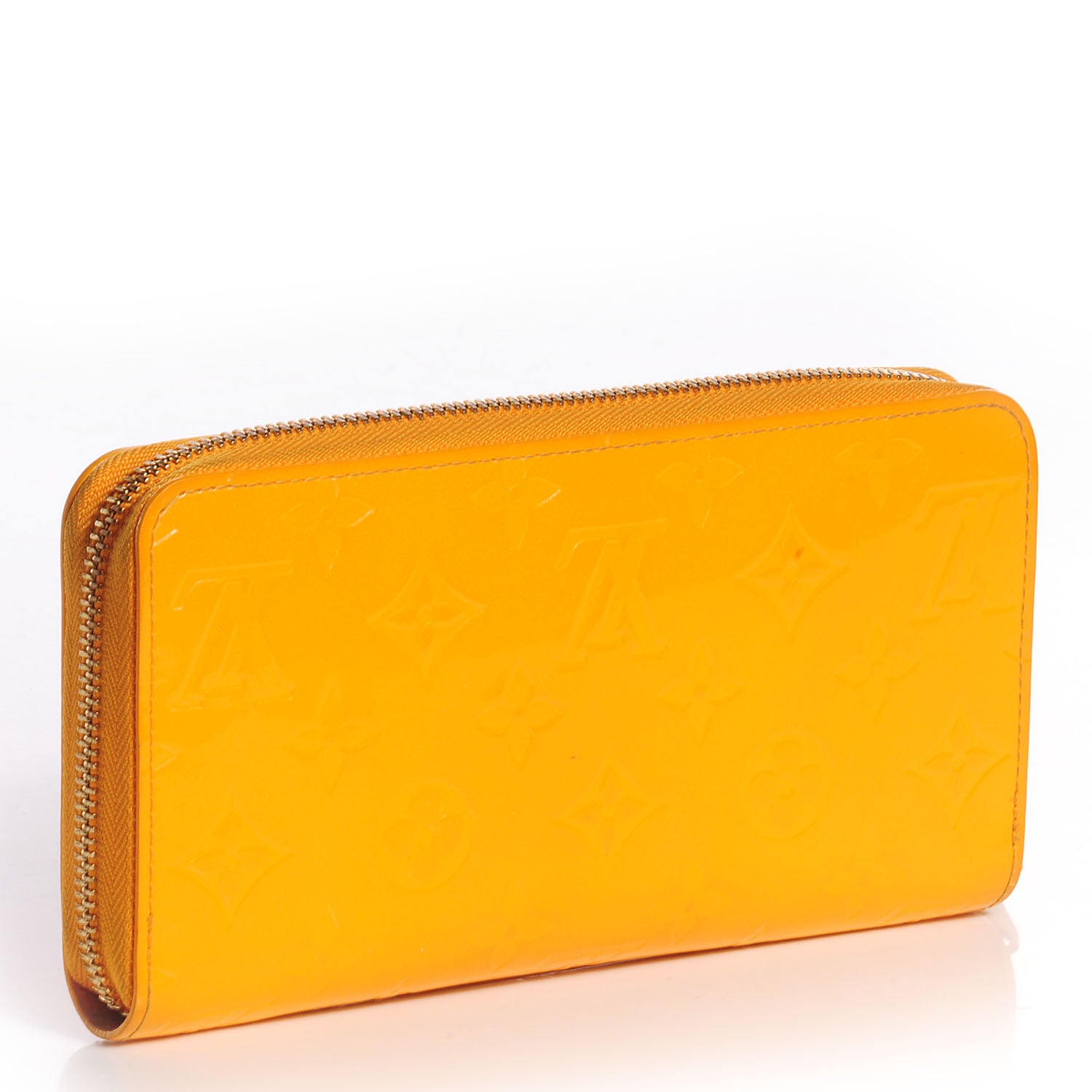 Louis Vuitton Vernis Zippy Wallet Jaune Passion 3 of 7