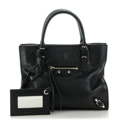 Balenciaga Calfskin Papier Mini A4 Tote Black 1 of 7