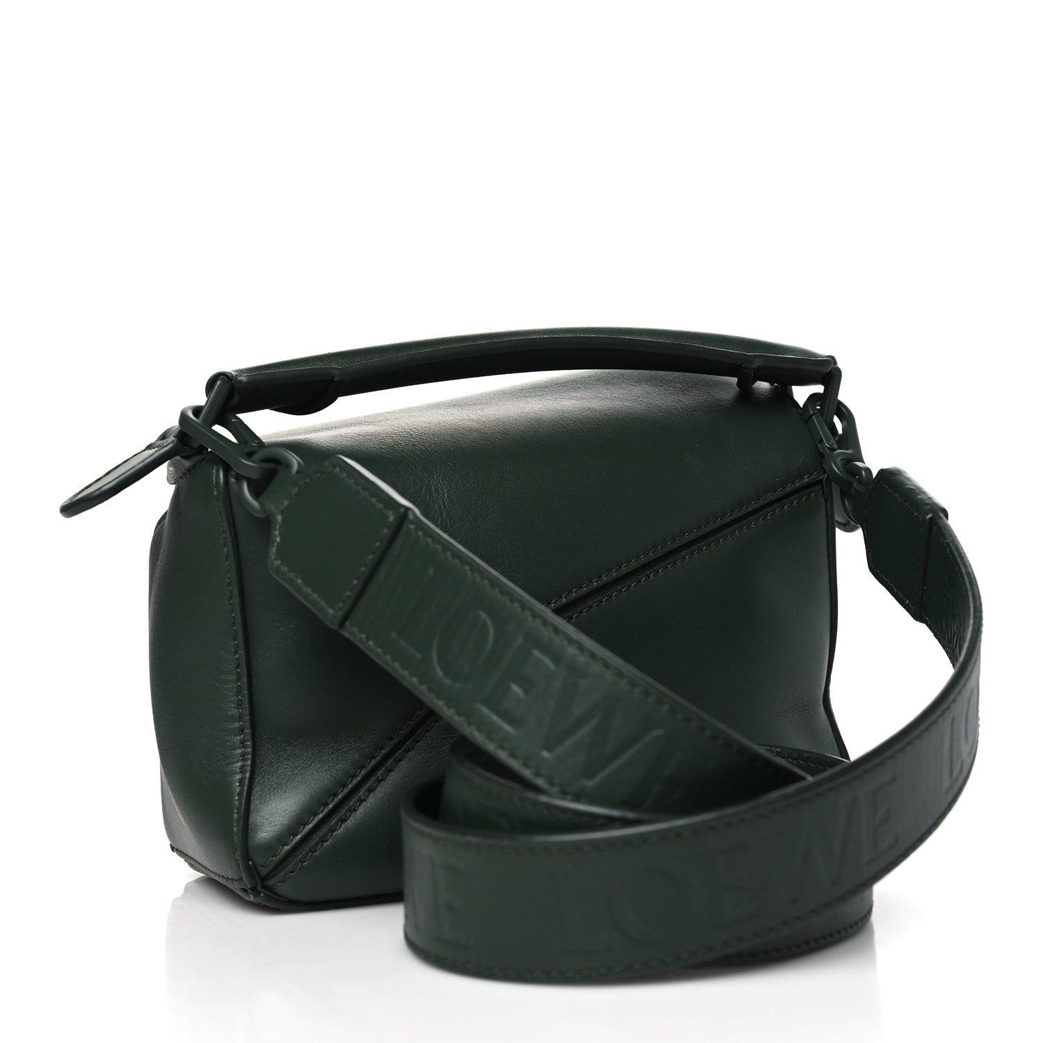 Loewe Satin Calfskin Mini Puzzle Bag Vintage Khaki 3 of 10