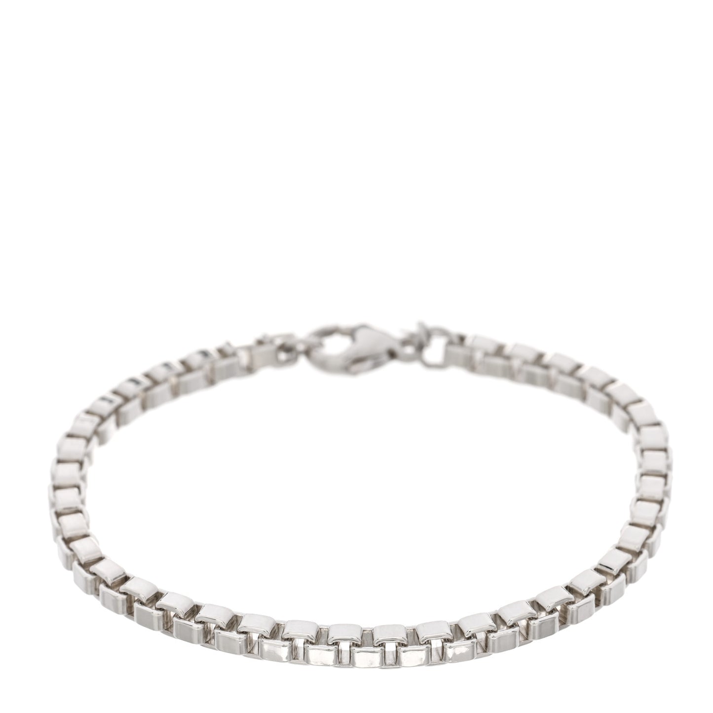 Sterling Silver 4mm Venetian Link Bracelet