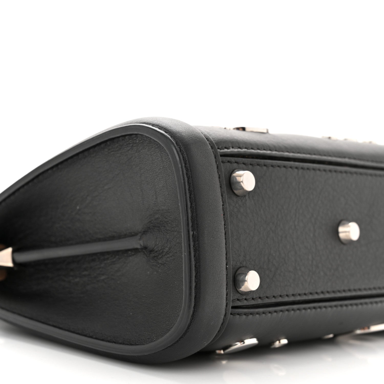 Alexander McQueen Calfskin Studded Mini Heroine 21 Black 8 of 9