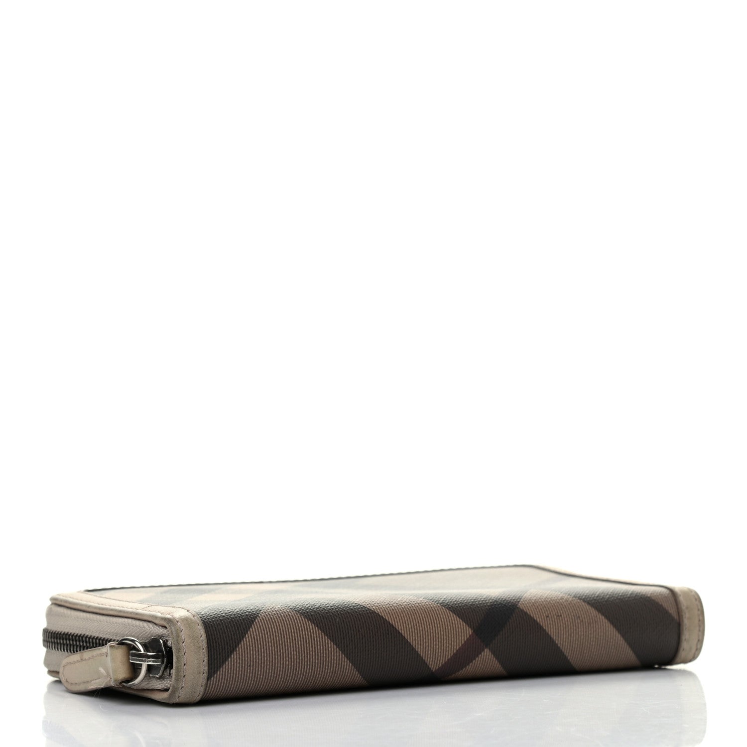 Burberry Smoked Check Zip Around Wallet Trench 3 of 6