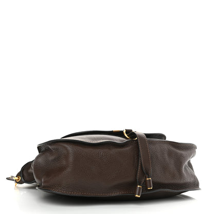 Chloe Calfskin Medium Marcie Satchel Coffee Shot 3 of 9