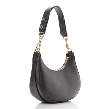 Celine Smooth Calfskin Medium Strap Ava Shoulder Bag Dark Brown 3 of 9