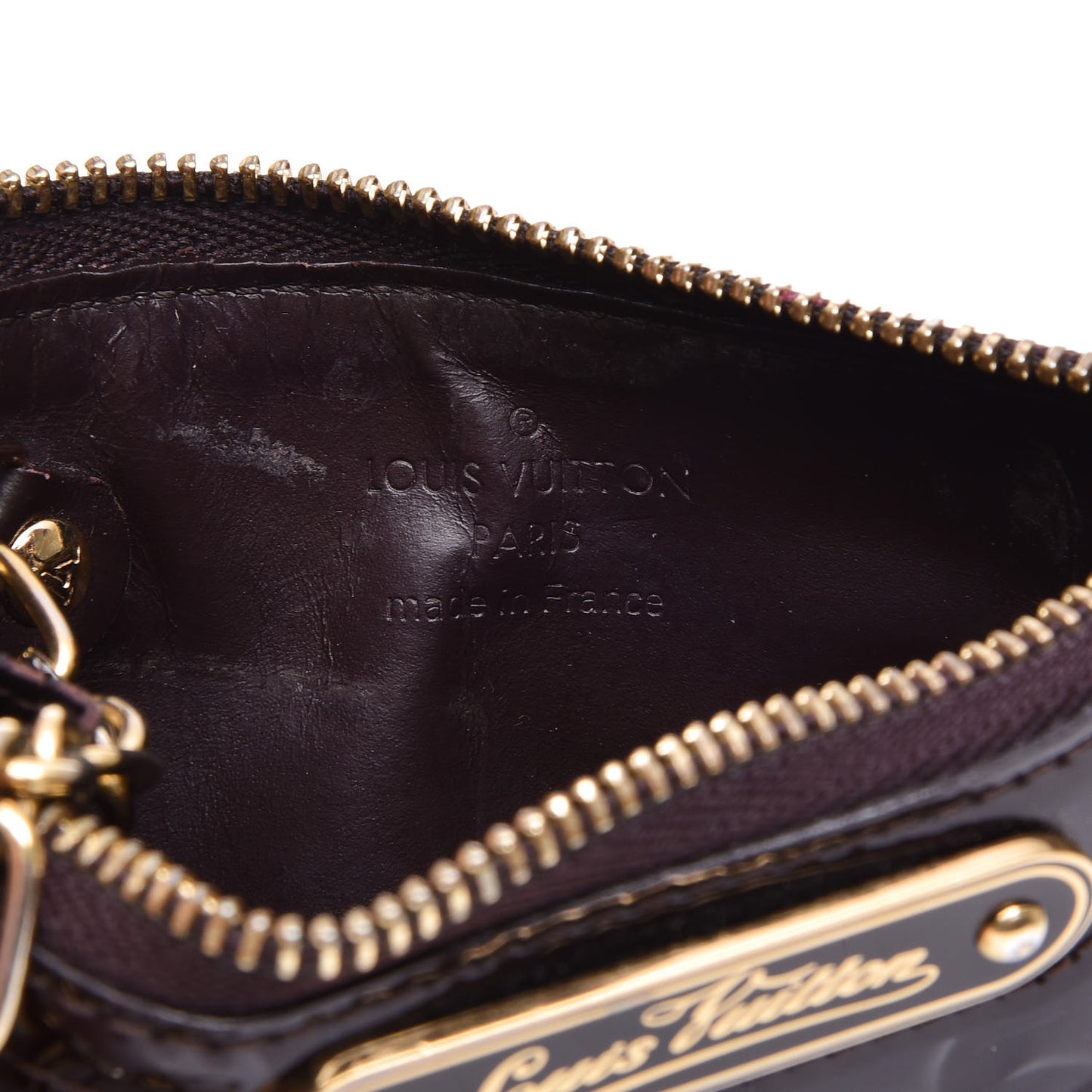 Vernis Key Pouch Amarante