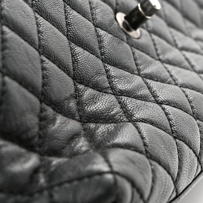 Chanel Caviar Quilted Small Coco Handle Flap Black 16 of 21