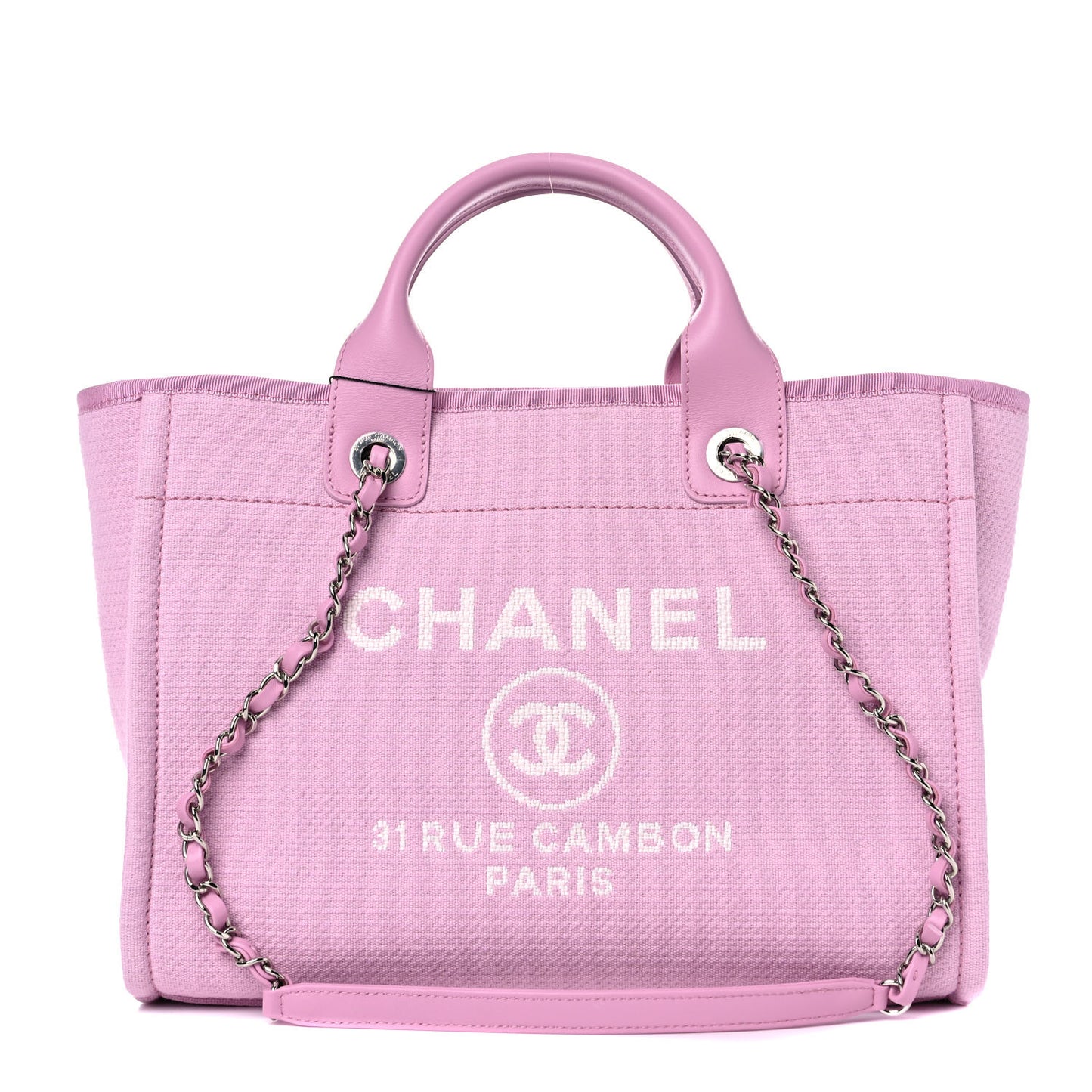 Mixed Fibers Small Deauville Tote Pink