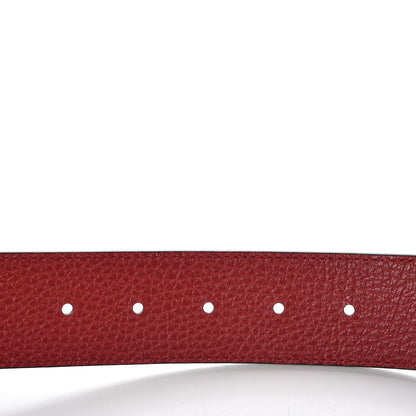 Gucci Calfskin 1973 Reversible Belt 100 40 Black Red 6 of 7