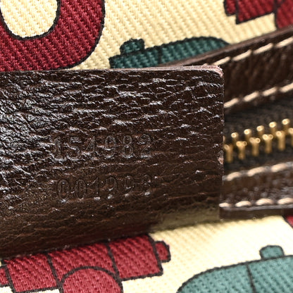 Gucci Monogram Suede Medium Charmy Shoulder Bag Dark Brown 7 of 11