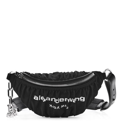 Alexander Wang Nylon Logo Printed Belt Bag Black 1 of 9