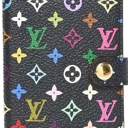 Louis Vuitton Monogram Multicolor Carnet de Bal Mini Agenda Cover Black 5 of 8