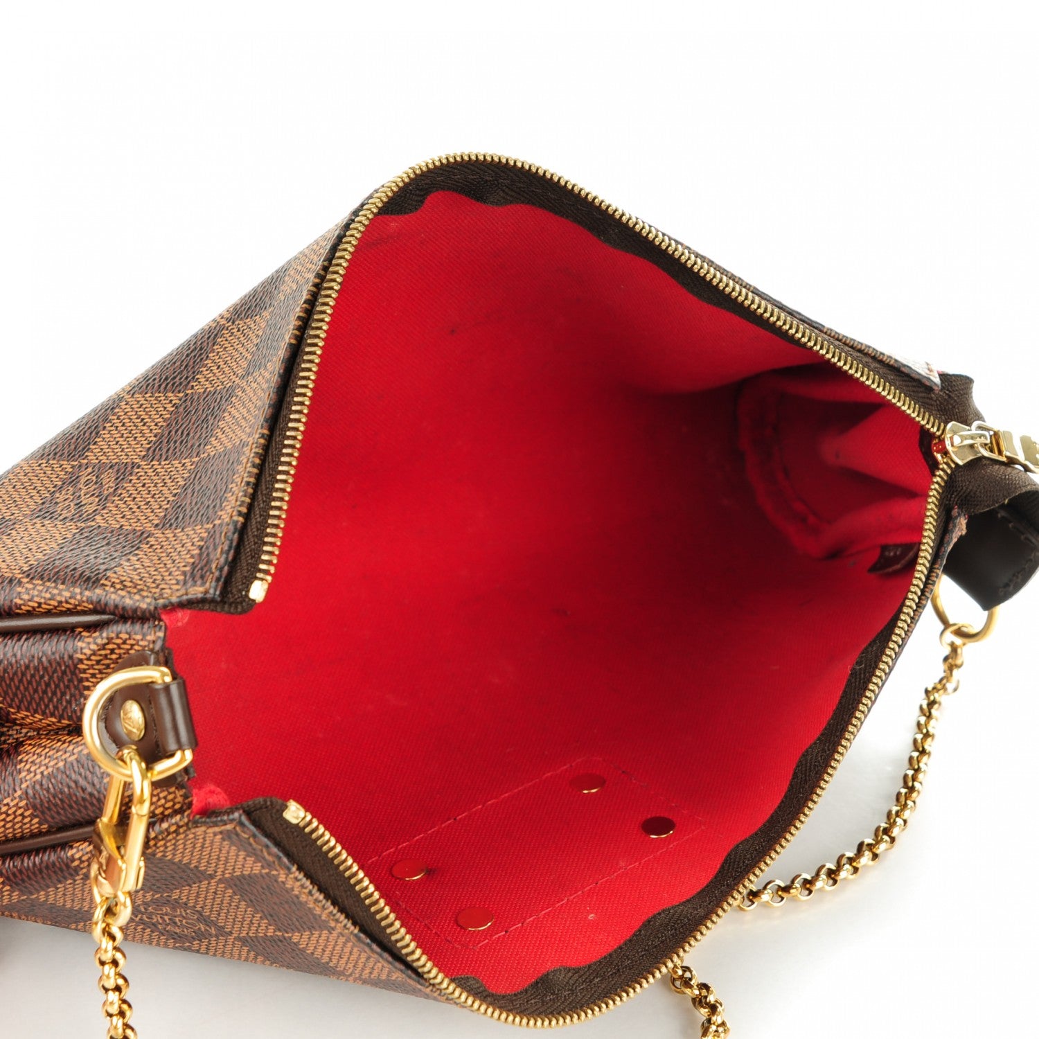 Louis Vuitton Damier Ebene Eva Clutch 6 of 7