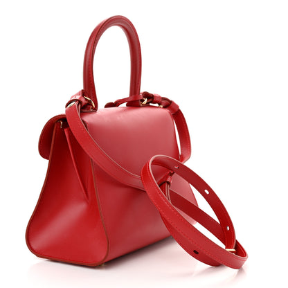 Delvaux Box Calfskin Mini Brillant Satchel Red 4 of 11