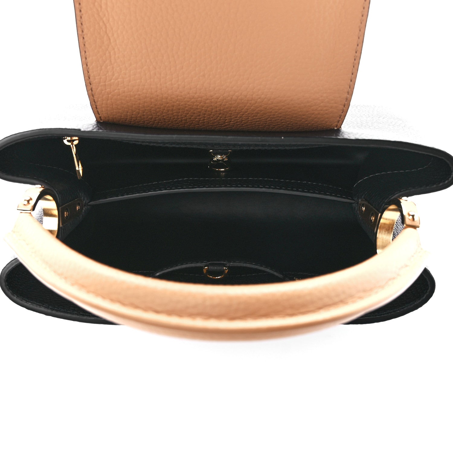Louis Vuitton Taurillon Capucines PM Black Arizona 4 of 10