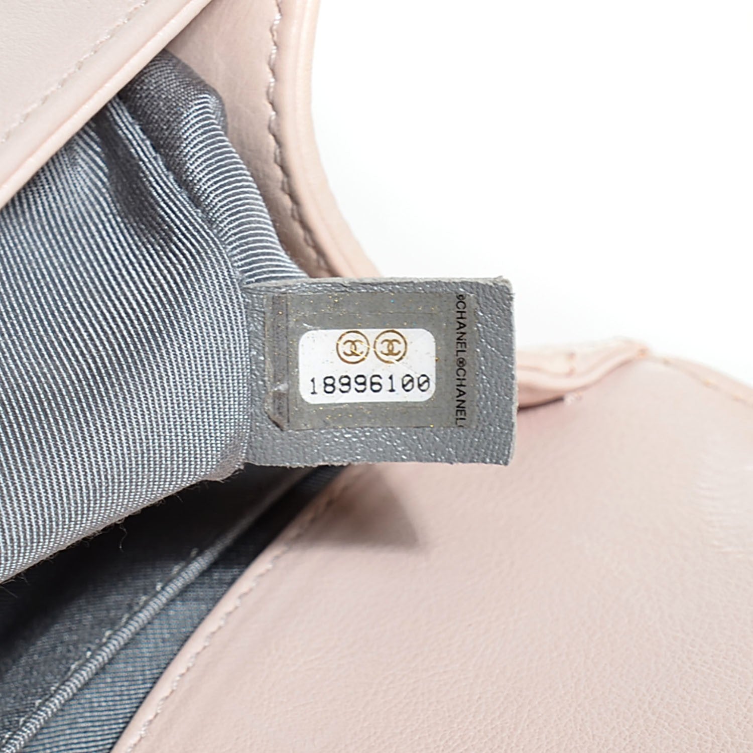 Chanel Calfskin Double Stitch Medium Boy Flap Light Pink 8 of 9