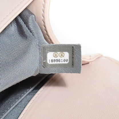 Chanel Calfskin Double Stitch Medium Boy Flap Light Pink 8 of 9