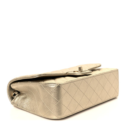 Chanel Metallic Caviar Quilted Medium CC Slide Flap Light Gold 4 of 11
