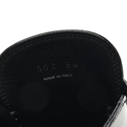 Prada Spazzolato Metal Triangle Logo 40mm Loafer Mules 36.5 Black 8 of 9