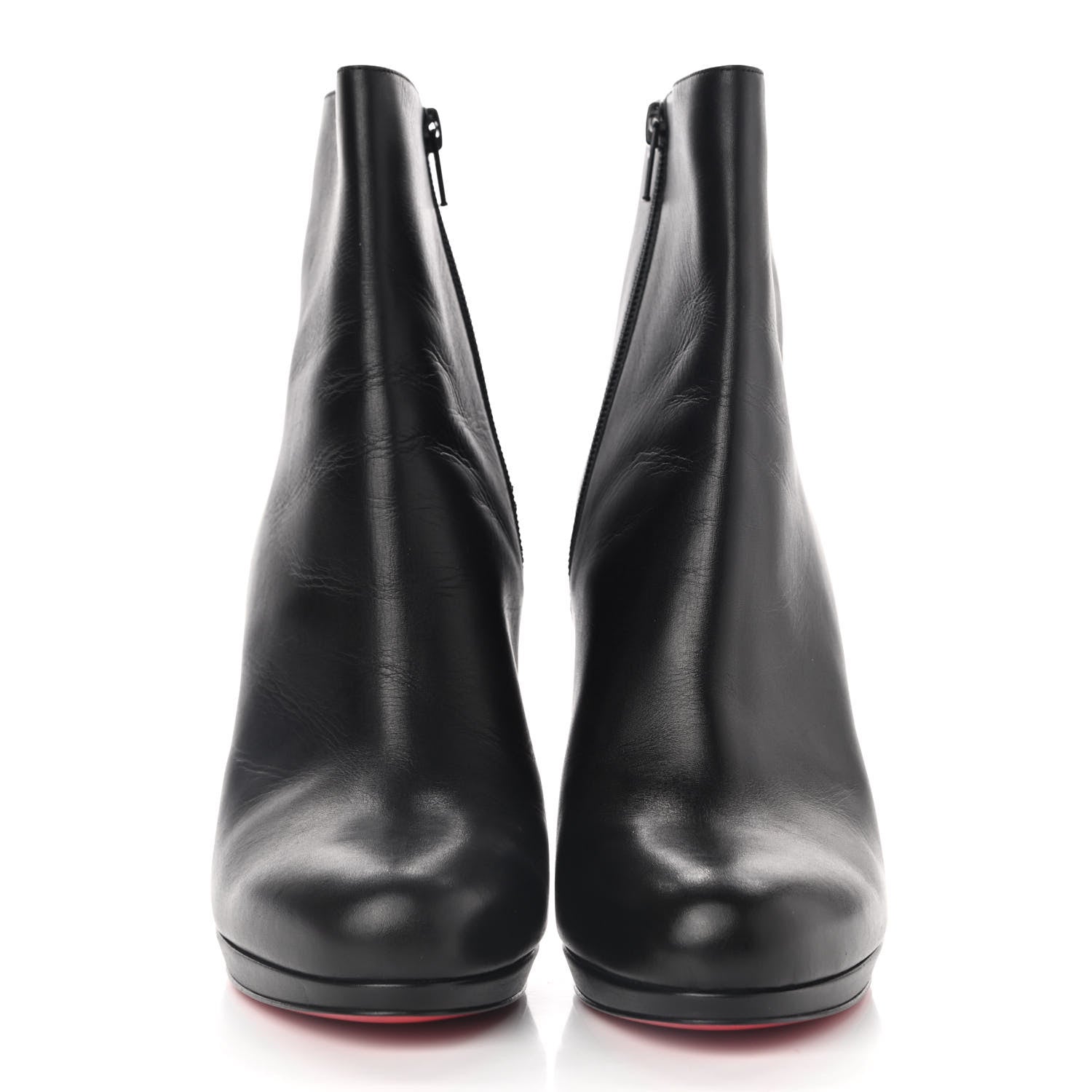 Christian Louboutin Calfskin Fifi Booty 85 Ankle Boots 40 Black 2 of 8